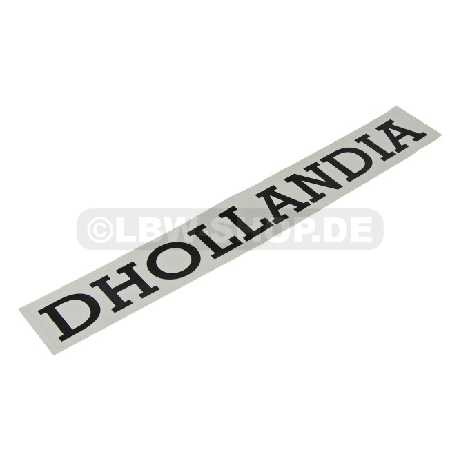Schild Aufkleber DHOLLANDIA 400x50mm 