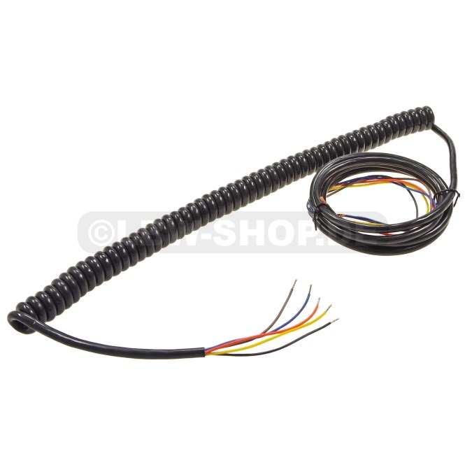 Coiled Cable 5x0,75mm² Zepro 