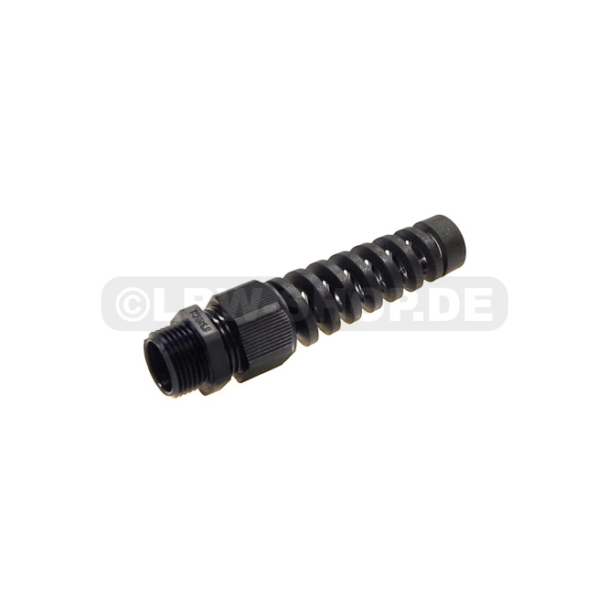 Cable Gland With Bend Protection M20x1,5 RAL9005 SW24 